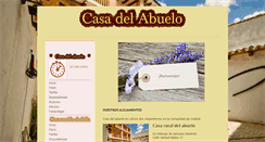 Desktop Screenshot of casadelabuelo.es