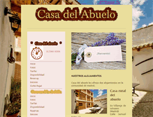 Tablet Screenshot of casadelabuelo.es